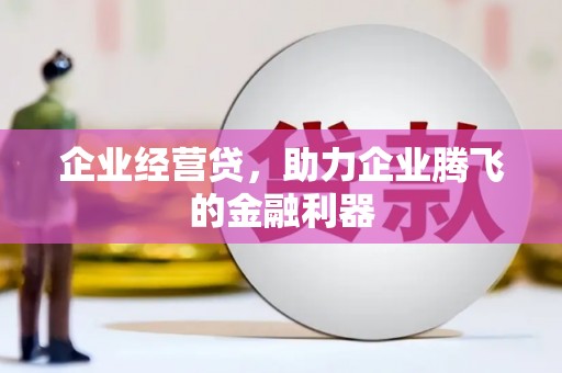 廉江企业经营贷，助力企业腾飞的金融利器