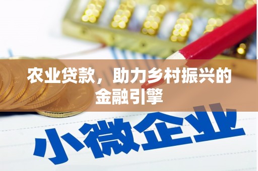 舞阳农业贷款，助力乡村振兴的金融引擎