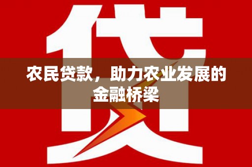 嘉祥农民贷款，助力农业发展的金融桥梁