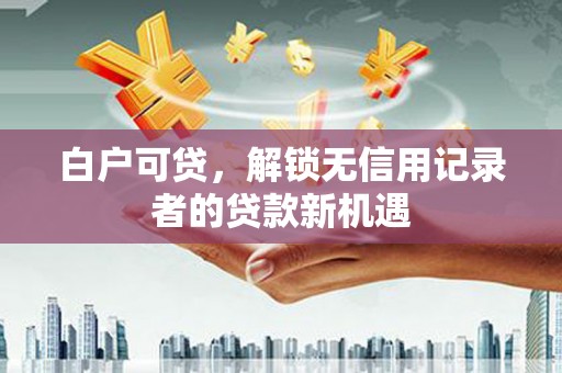 哈尔滨白户可贷，解锁无信用记录者的贷款新机遇