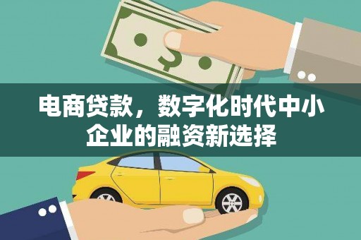 源汇电商贷款，数字化时代中小企业的融资新选择