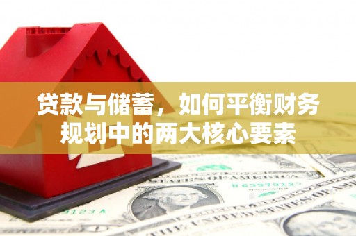 芬园贷款与储蓄，如何平衡财务规划中的两大核心要素