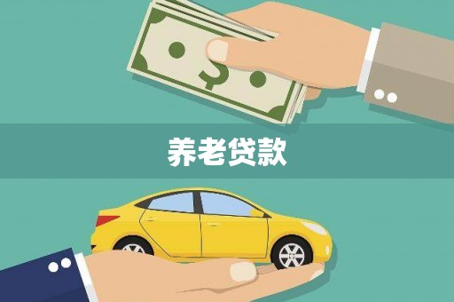 嵊州养老贷款
