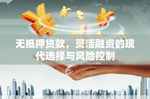武清无抵押贷款，灵活融资的现代选择与风险控制
