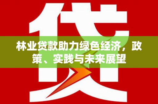林甸林业贷款助力绿色经济，政策、实践与未来展望