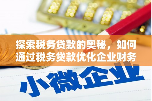 前镇探索税务贷款的奥秘，如何通过税务贷款优化企业财务