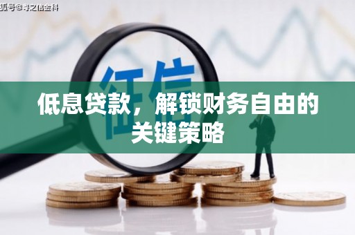 庆元低息贷款，解锁财务自由的关键策略