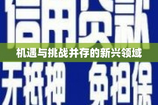 沁县机遇与挑战并存的新兴领域