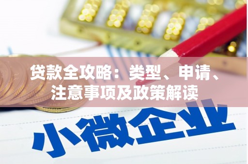 无为贷款全攻略：类型、申请、注意事项及政策解读